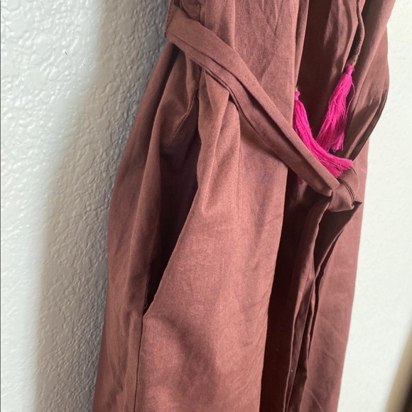 Maeve Embroidered Slip Dress Size 4 - Picture 6 of 9